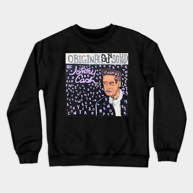 Johnny Cash Crewneck Sweatshirt by ElSantosWorld